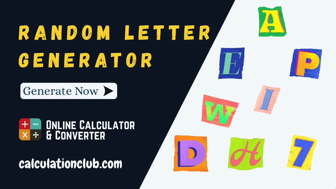 Random Letter Generator
