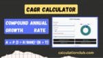 CAGR Calculator - Compound Annual Growth Rate