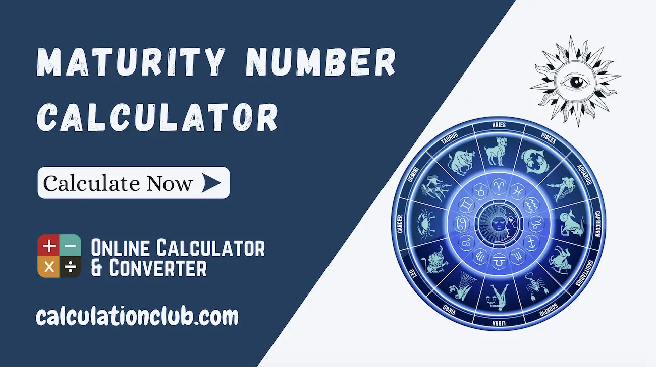 Maturity Number Calculator – Discover Strengths & Life Path