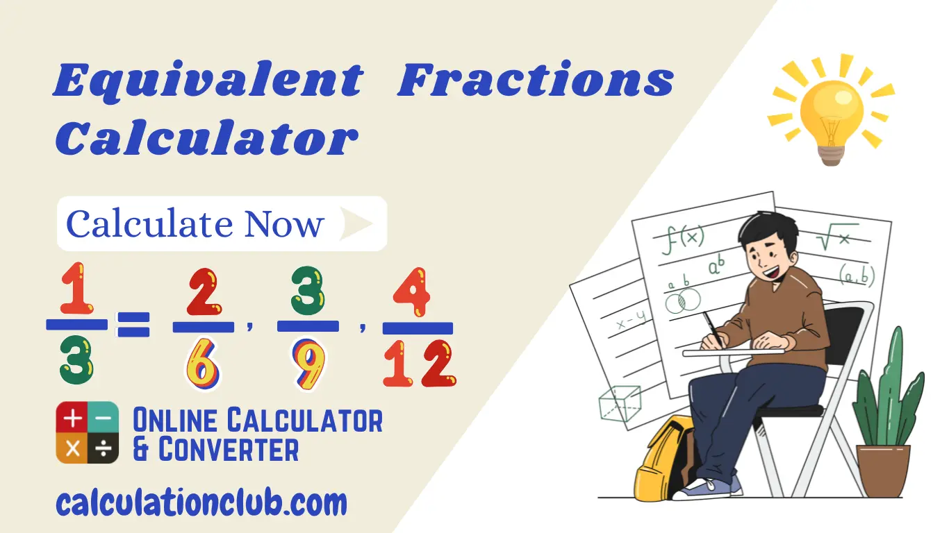 Equivalent Fractions Calculator Equivalent Fractions Calculator