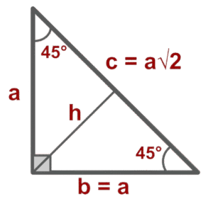 45 45 90 Triangle Calculator 1 45 45 90 Triangle Calculator