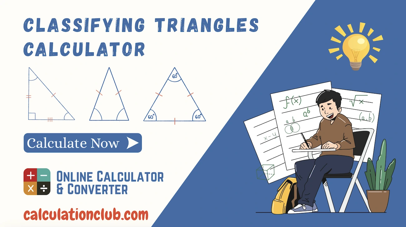 Classifying Triangles Calculator Classifying Triangles Calculator