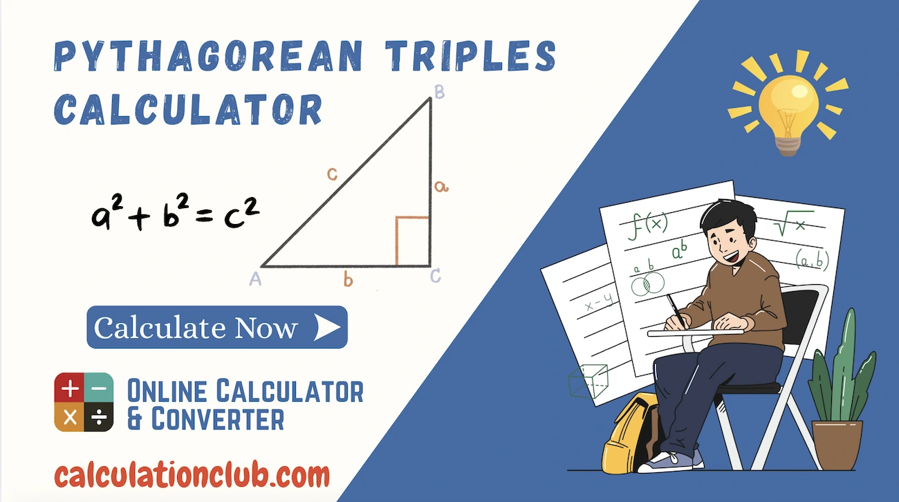 Pythagorean Triples Calculator Pythagorean Triples Calculator