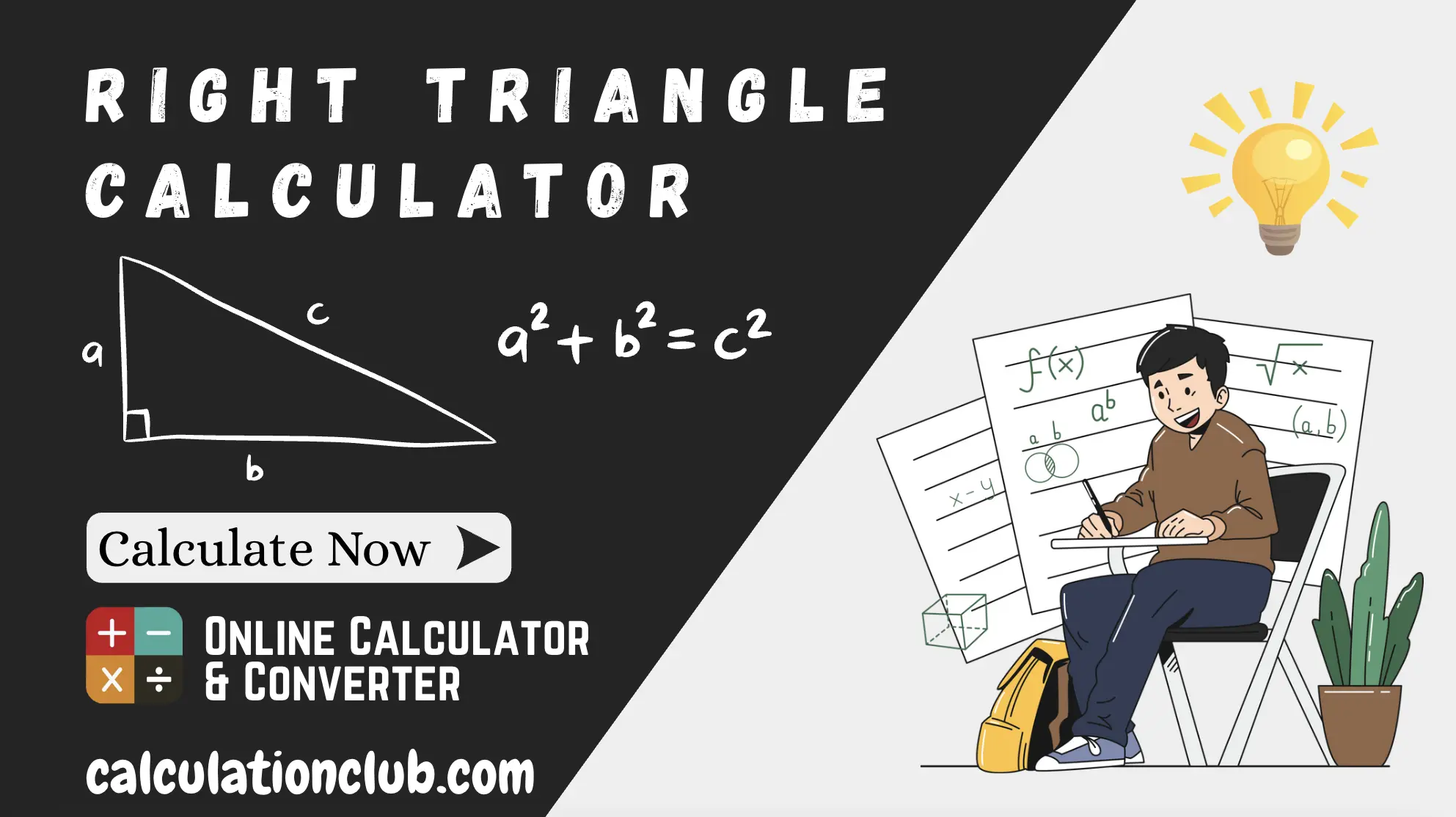 thumnail for Right Triangle Calculator Right Triangle Calculator