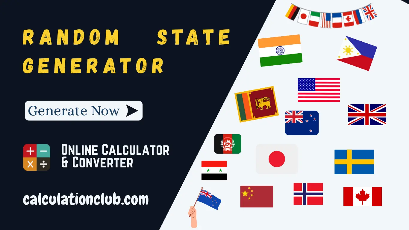 Random State Generator Random State Generator